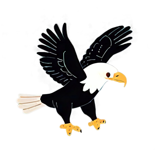 Playful Cartoon Baby Eagle Png C