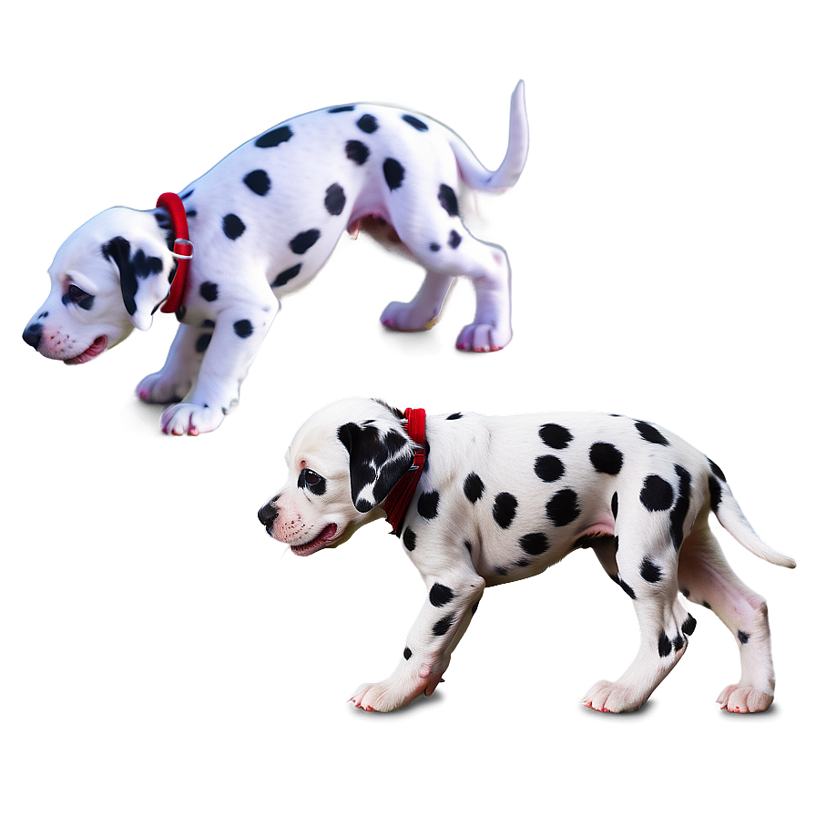 Playful Dalmatian Puppies Png Tnm39