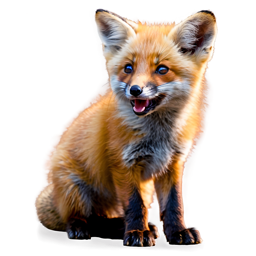 Playful Fox Cub Png 05062024