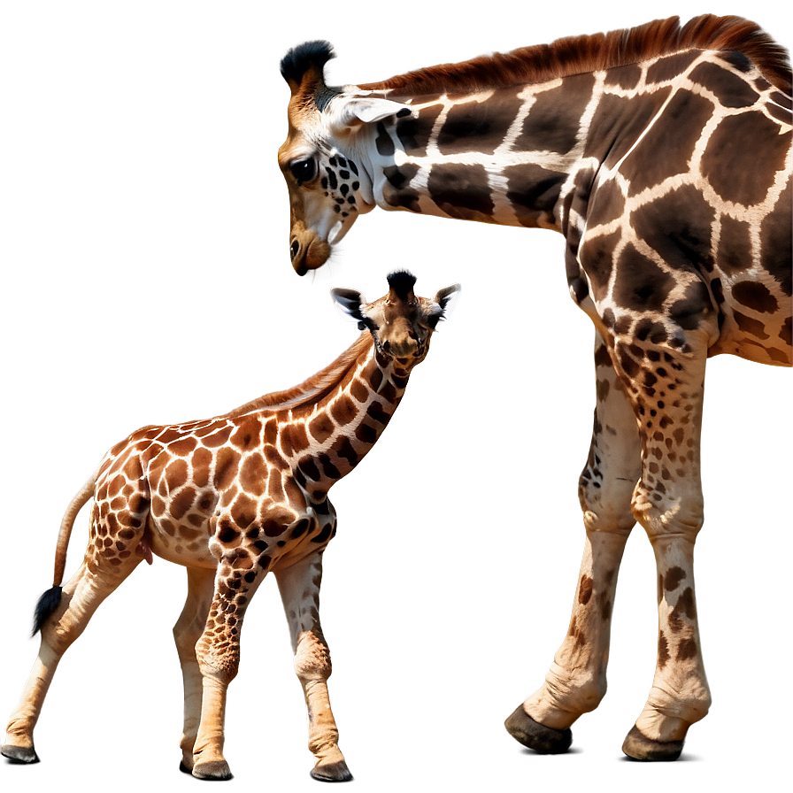 Playful Giraffe Calves Png Imc79