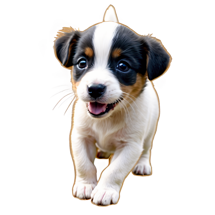 Playful Kawaii Puppy Art Png Qwh