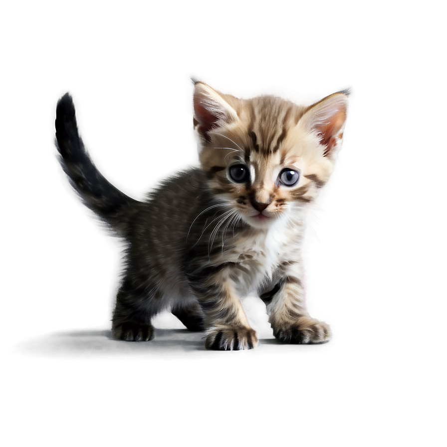 Playful Kitten PNG 05232024 PNG image with a transparent background, free high-resolution download