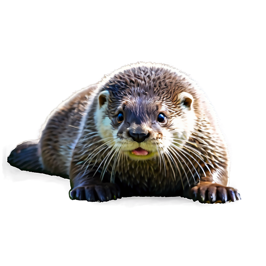 Playful Otter Png 84