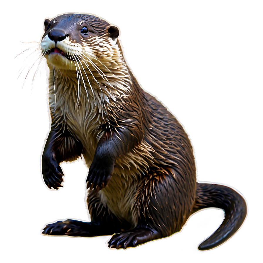 Playful Otter Png Rev52