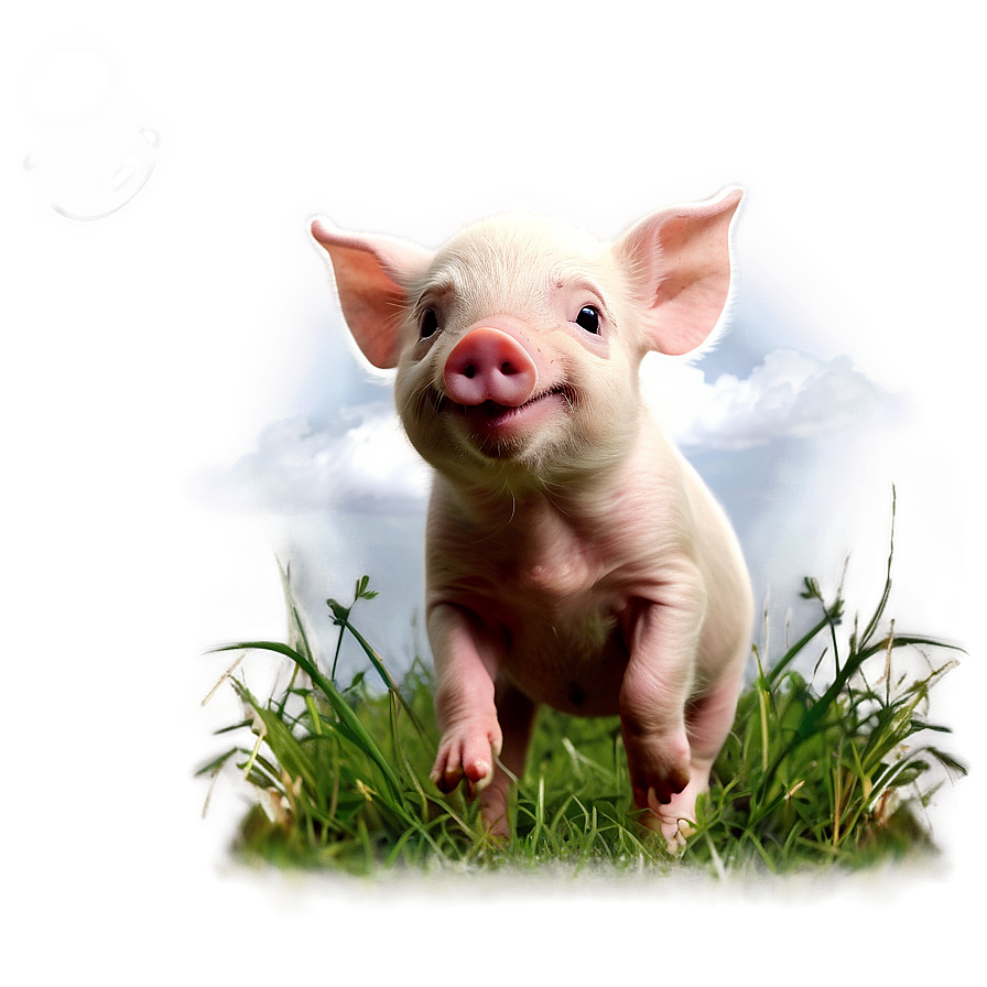 Playful Piglet PNG tir PNG with transparent background
