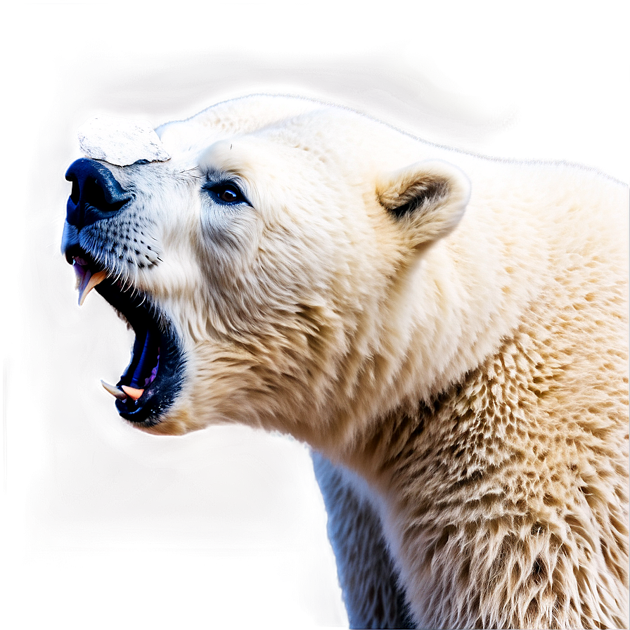 Playful Polar Bear Png 05062024