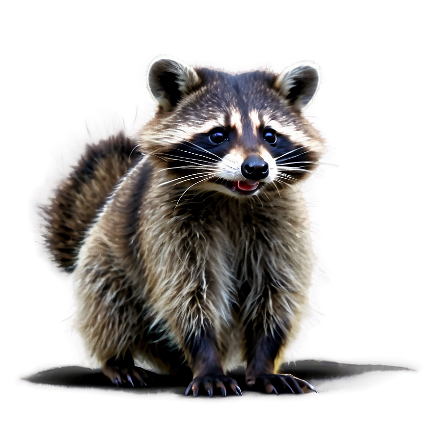 Playful Raccoon PNG ymv74 PNG with transparent background