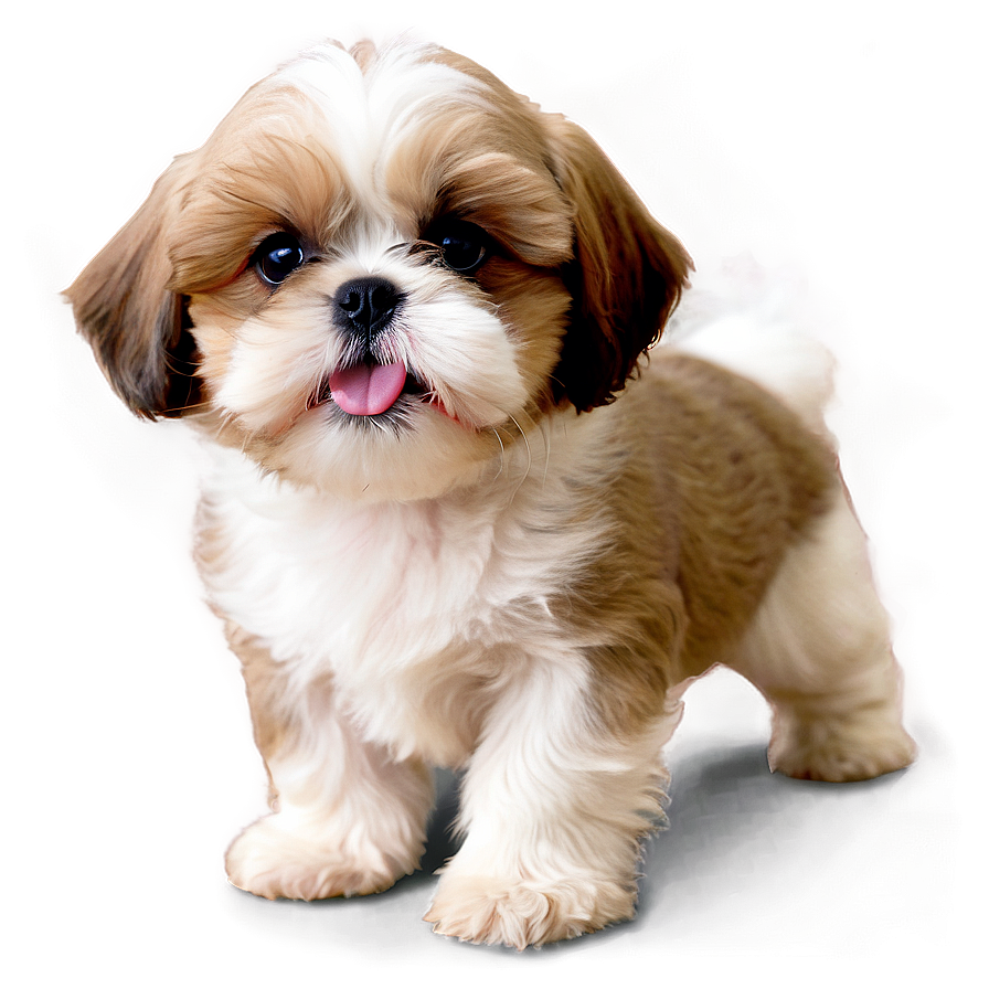 Playful Shih Tzu Puppies Png Qkb7