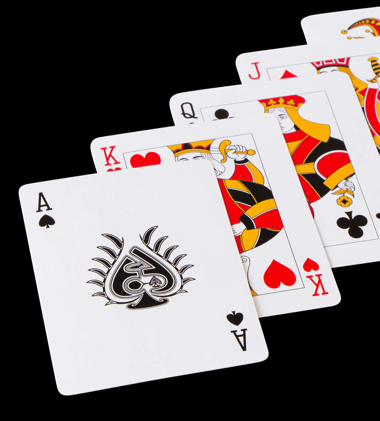Playing Cards Ace King Queen Jack PNG with transparent background