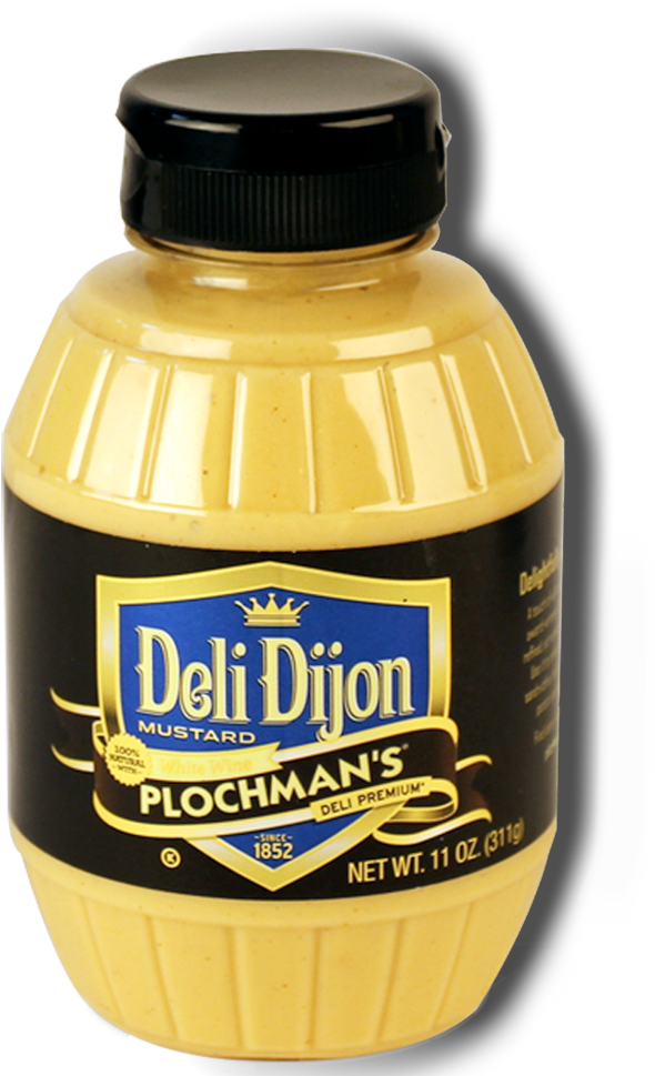 Plochmans Deli Dijon Mustard Bottle