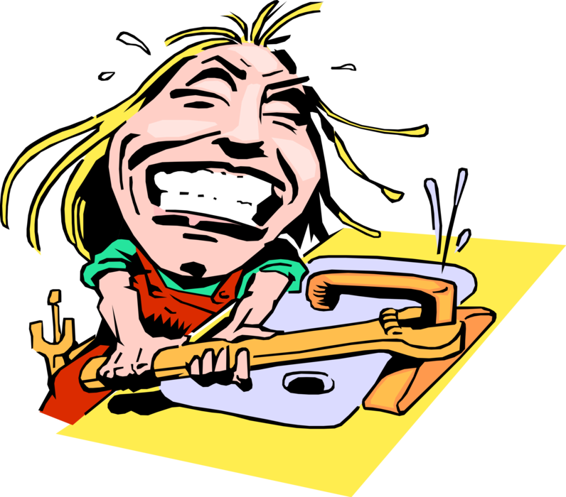 With Pipe Wrench Vector - Maintenance Cartoon, HD Png Download PNG with transparent background