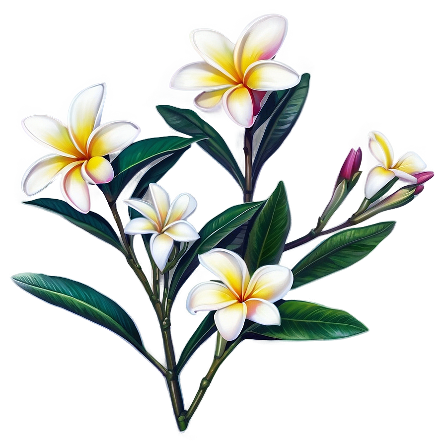 Plumeria Art Png Qvw94