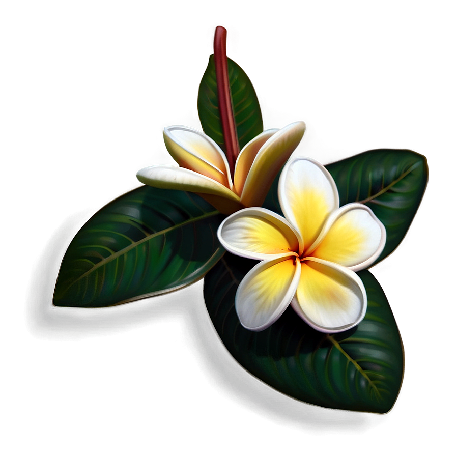 Plumeria Drawing Png 06272024