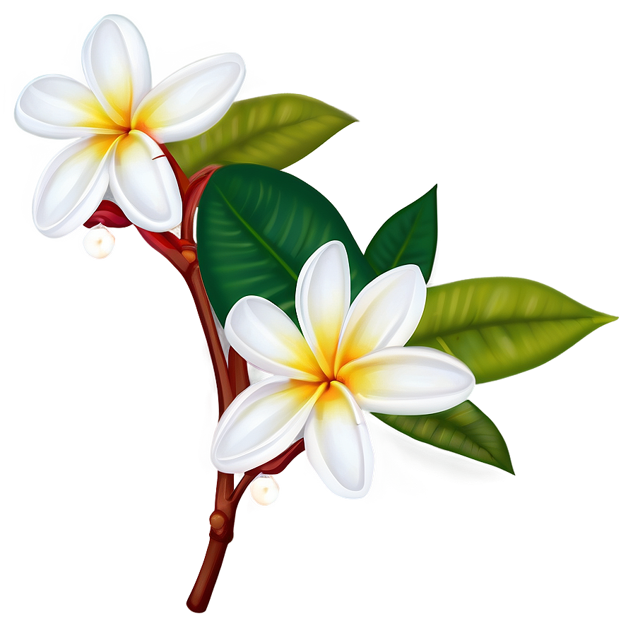 Plumeria Illustration Png Pmy45