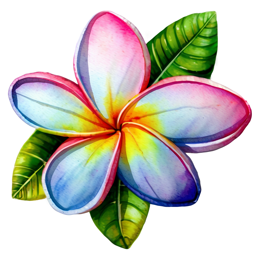 Plumeria Watercolor Png Ejd