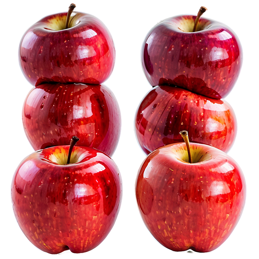 Plump Red Apple Png 06272024