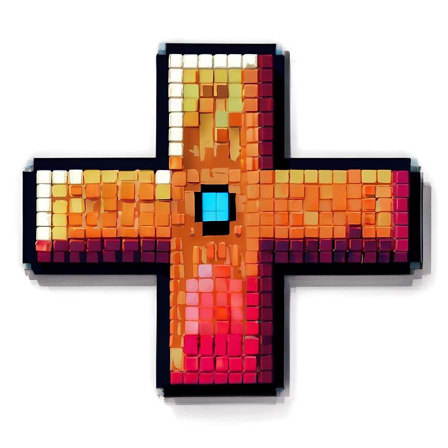 Plus Sign In Pixel Art Png 44