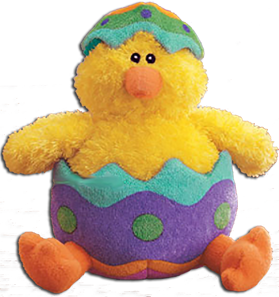 Easter Chicks And Ducks - Chicken Stuffed Animal In Egg, HD Png Download PNG image with a transparent background, free high-resolution download