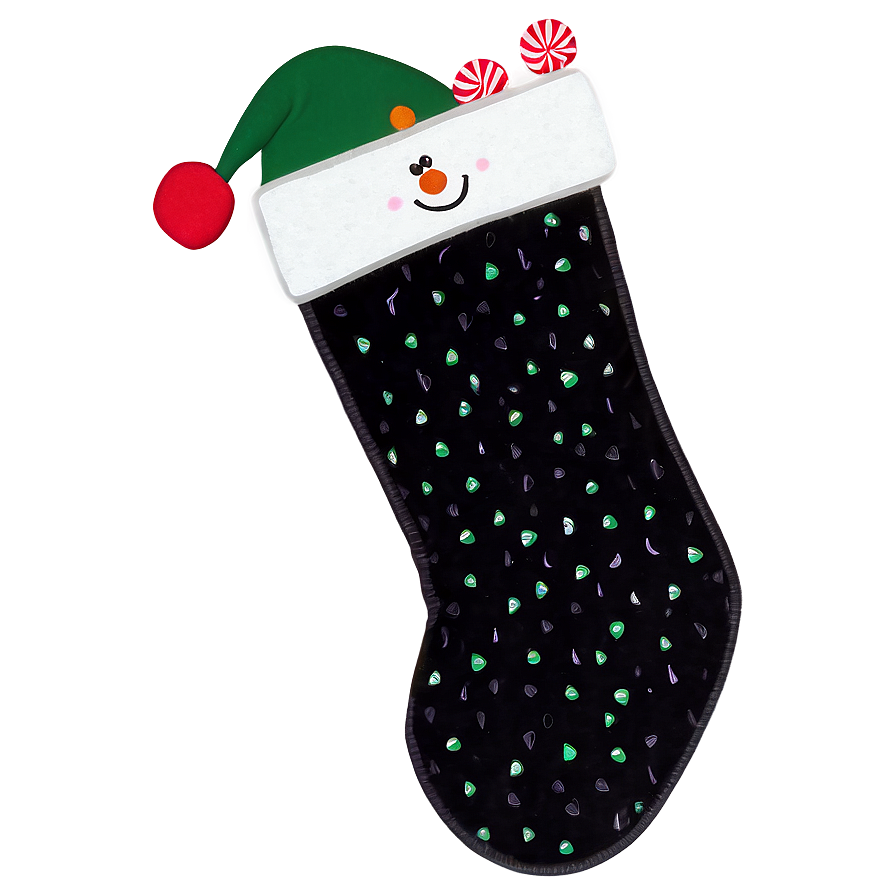 Plush Christmas Stocking Png Bld