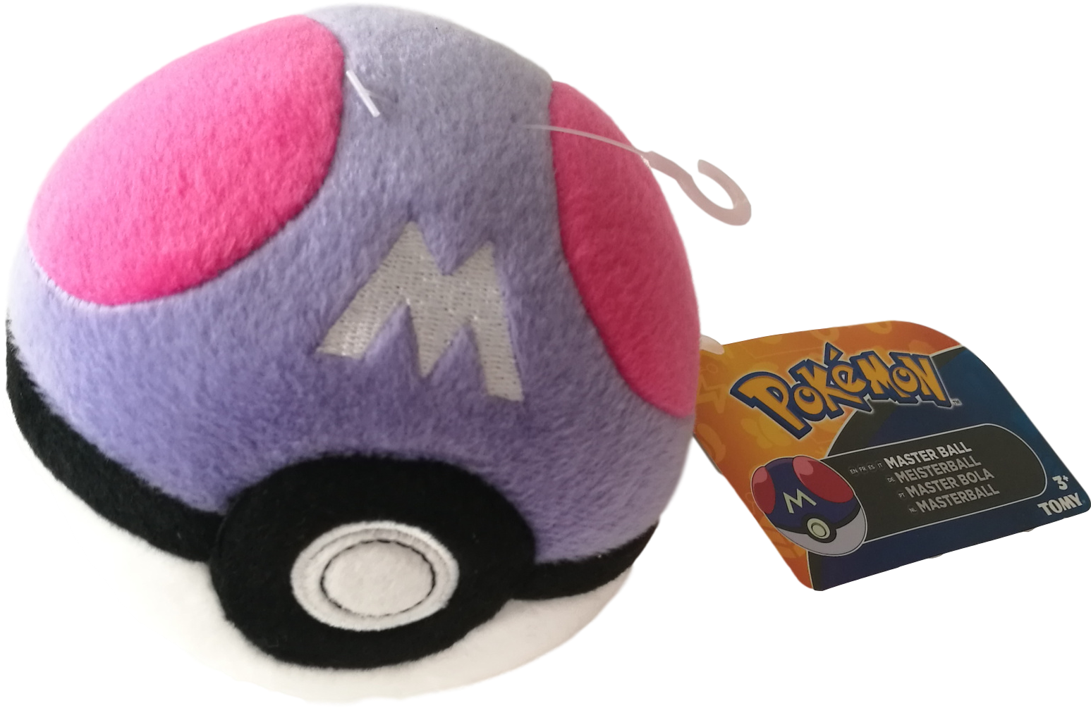 Plush Pokemon Master Ball With Tag