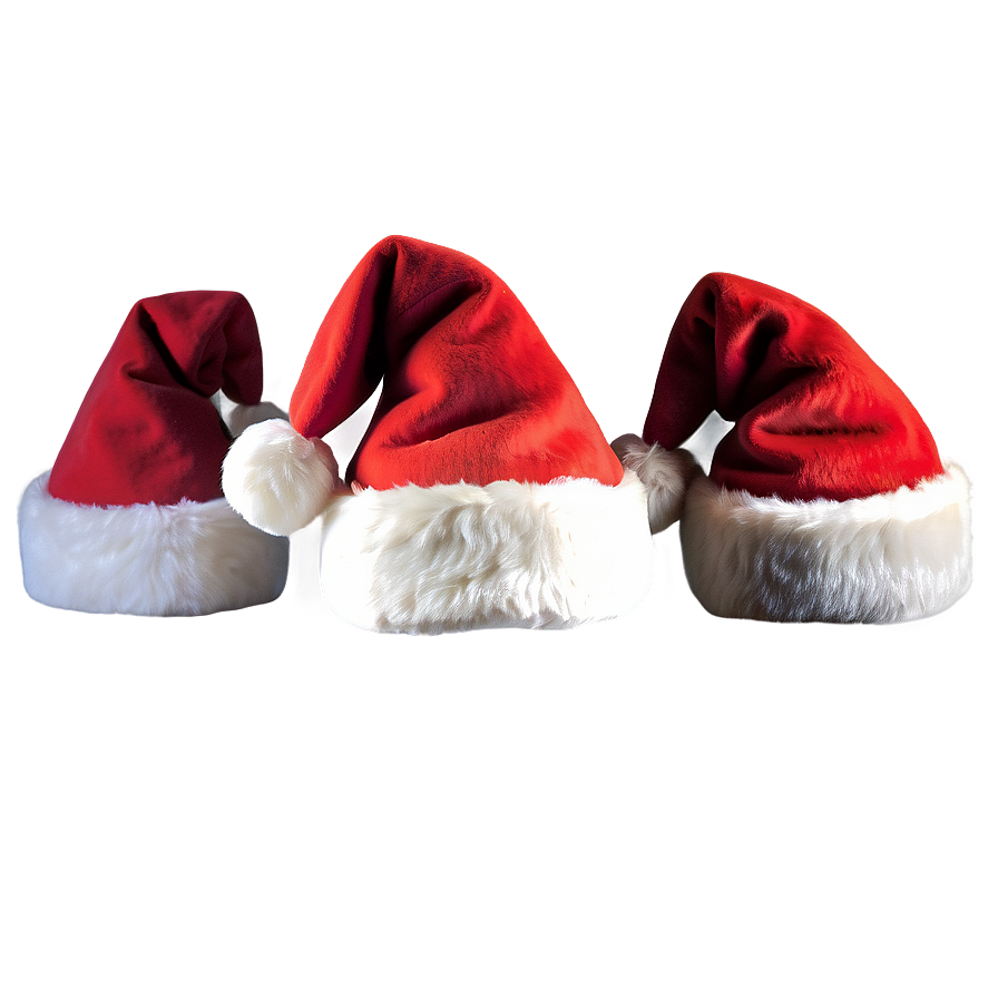 Plush Santa Hat Picture PNG yvk PNG image with a transparent background, free high-resolution download