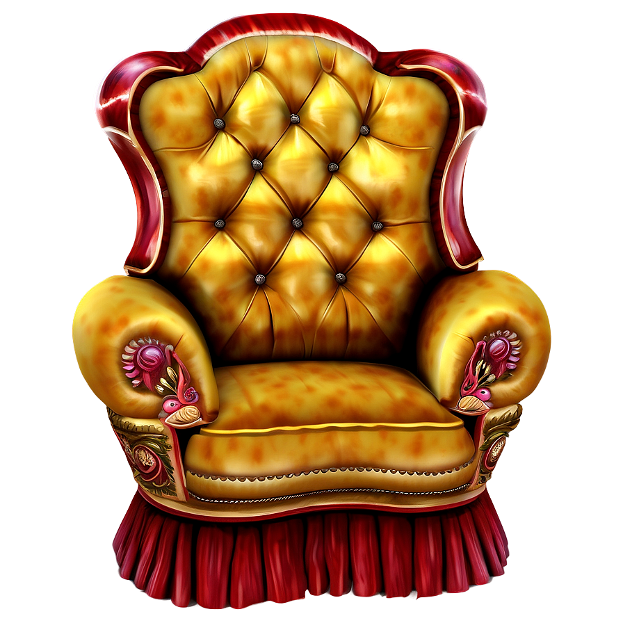 Plush Velvet Silla Png 21