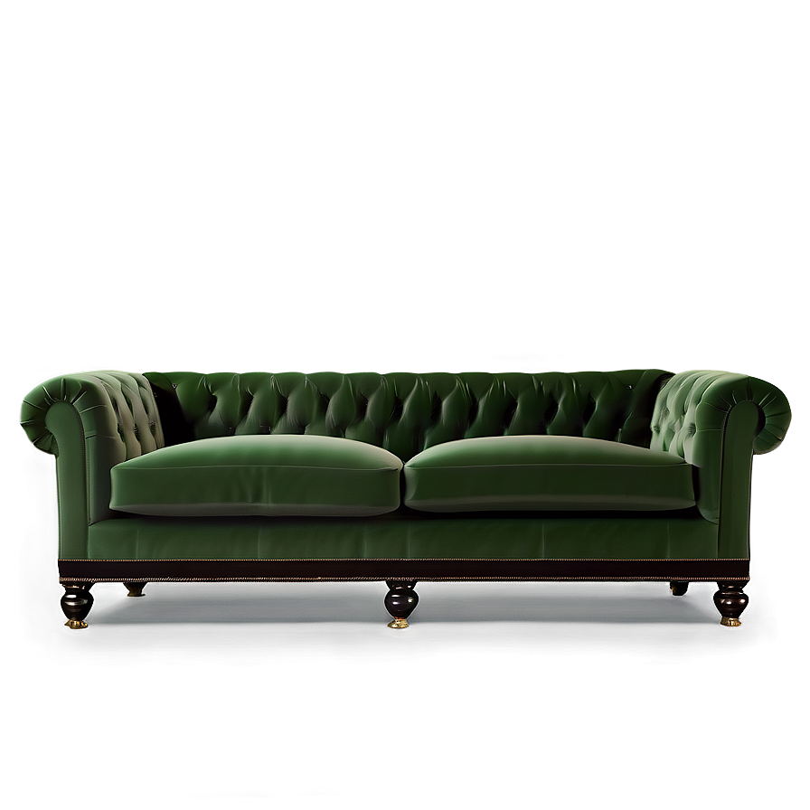Plush Velvet Sofa PNG ajh14 PNG image with a transparent background, free high-resolution download