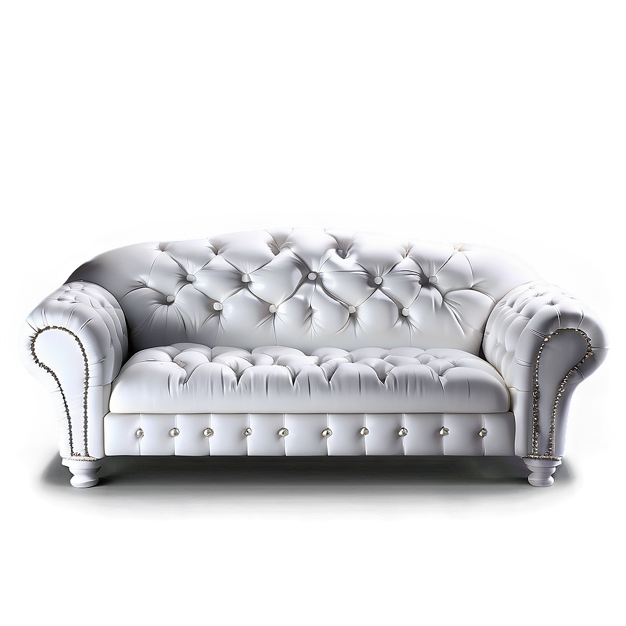 Plush White Couch Png Pje48