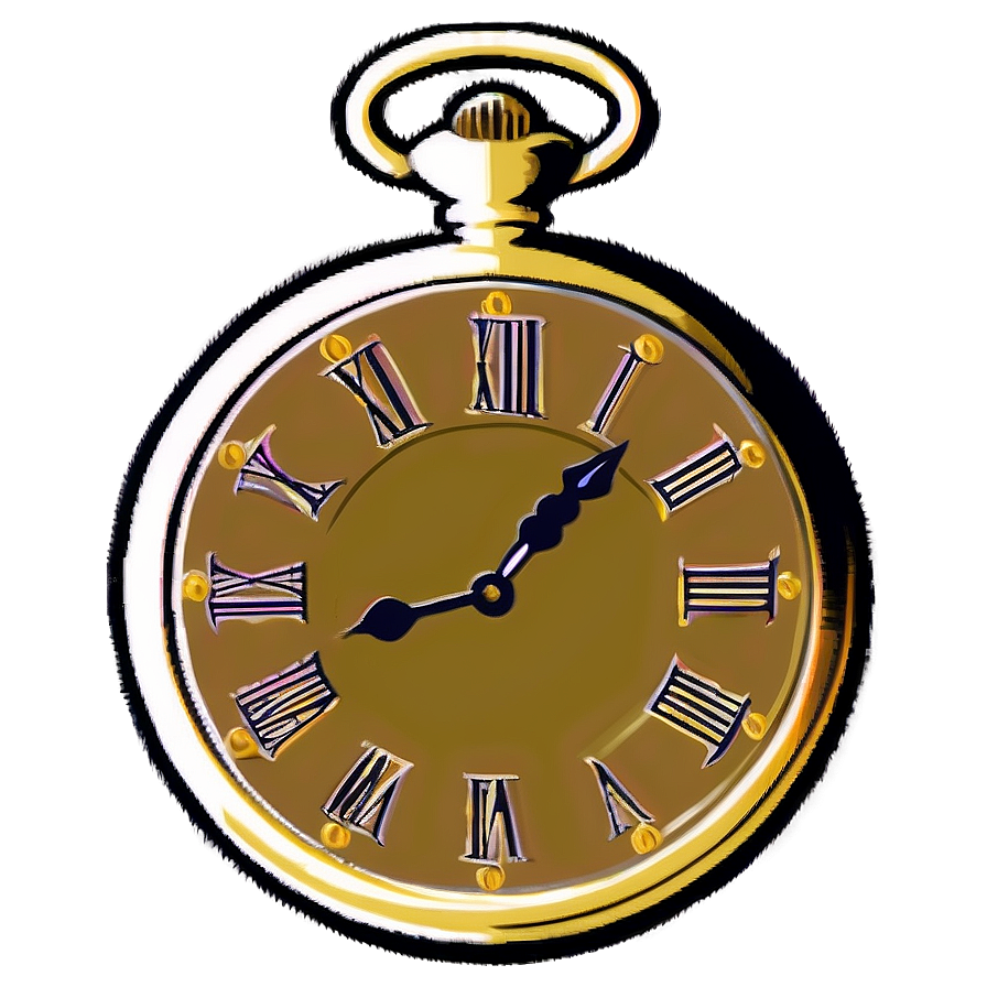 Pocket Watch Clock Clipart Png 75