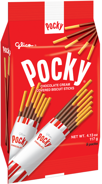 Pocky Chocolate Cream Biscuit Sticks Package