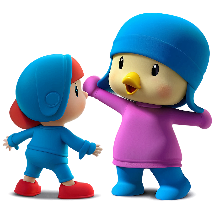 Pocoyo And Duck Dance Png Uxq