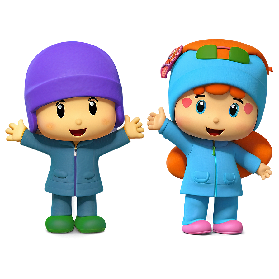 Pocoyo And Friends Illustration Png Yuj37