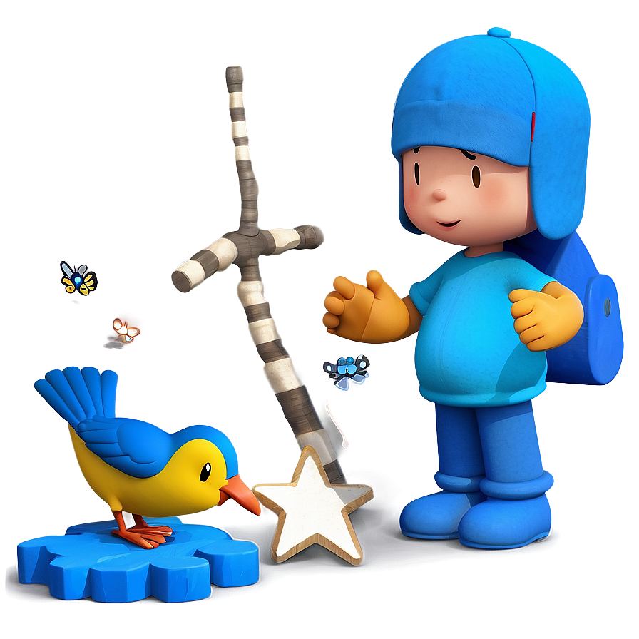 Pocoyo And Sleepy Bird Png Hqj