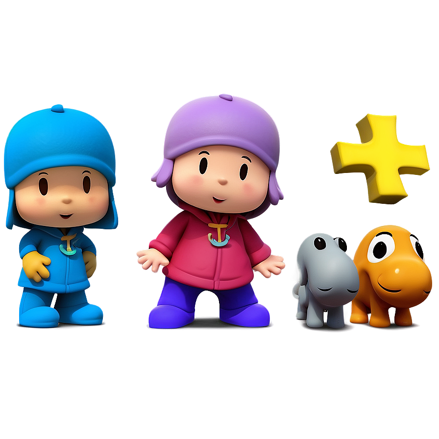 Pocoyo And The Puzzle Game Png Fep18