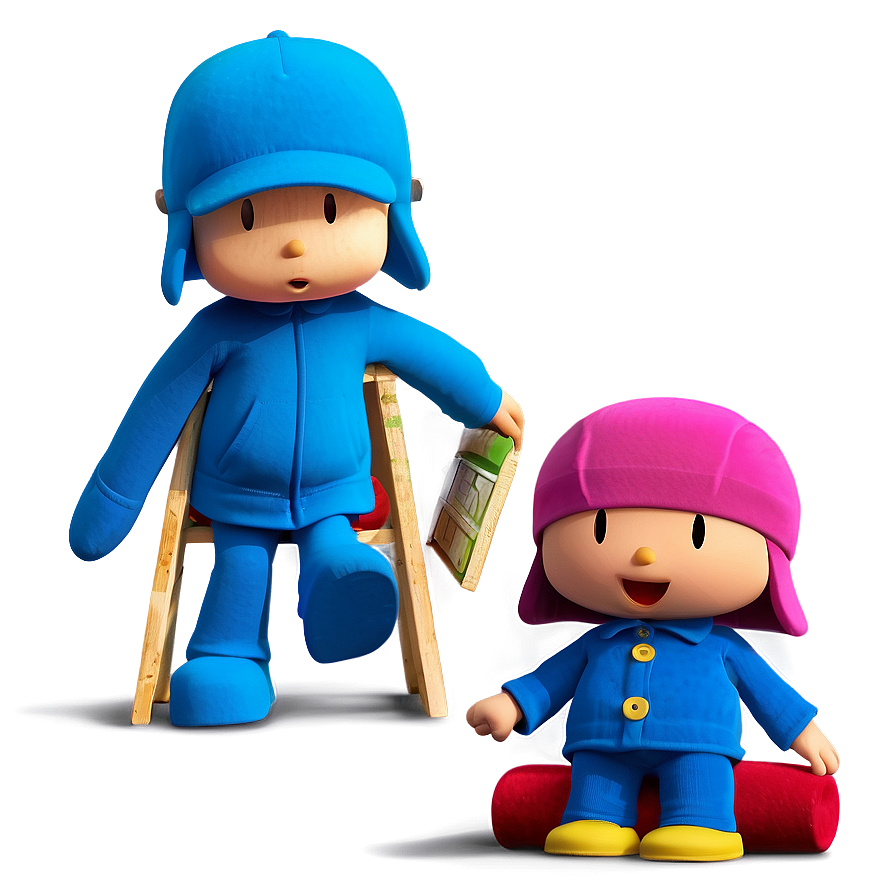 Pocoyo Cartoon Scene Png Hrx22