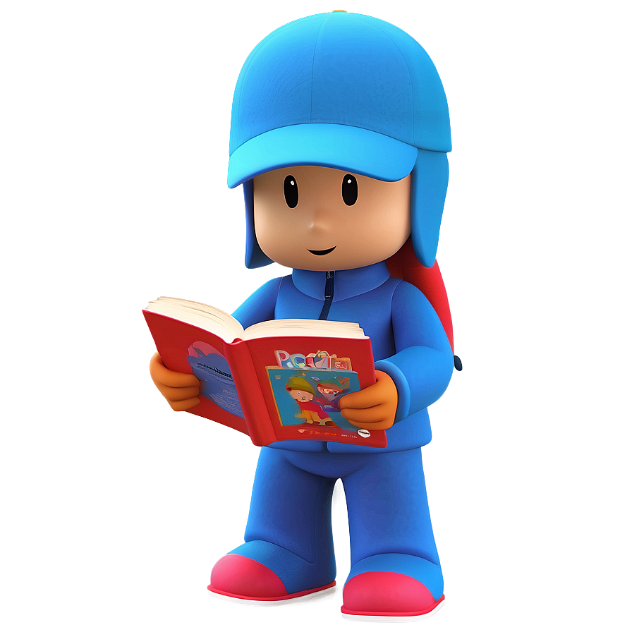 Pocoyo Reading A Book Png Tpo14