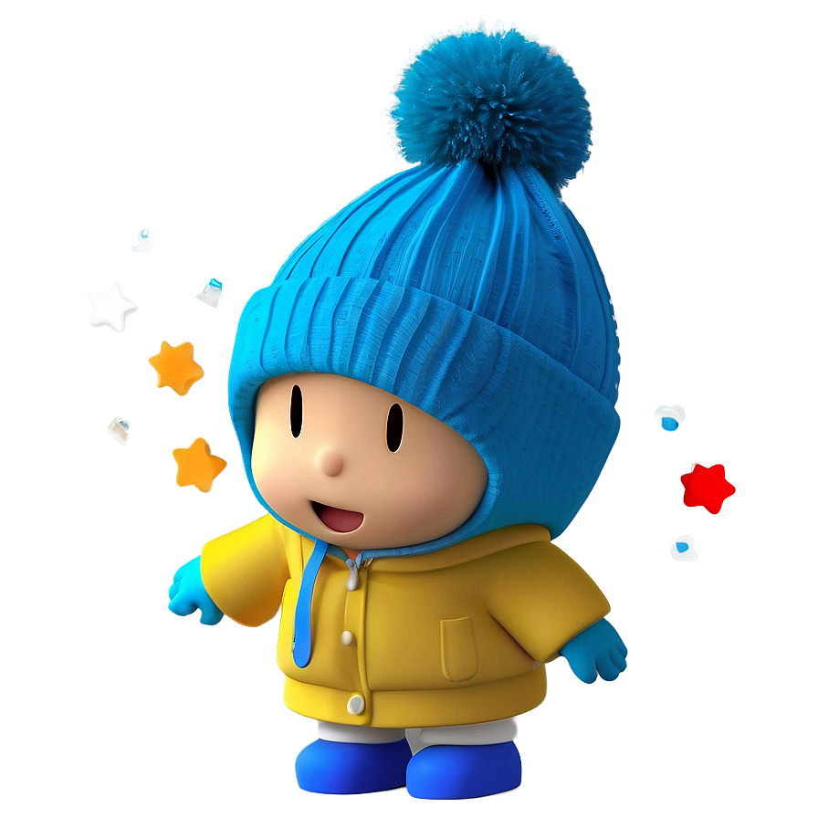 Pocoyo Winter Clothes Png 05232024