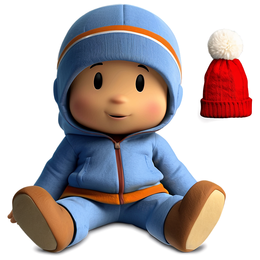 Pocoyo Winter Clothes Png Hoi