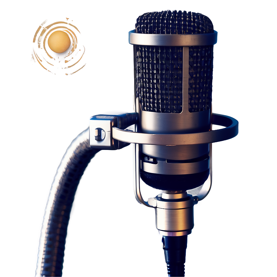 Podcast Mic With Pop Filter Png Hlb41