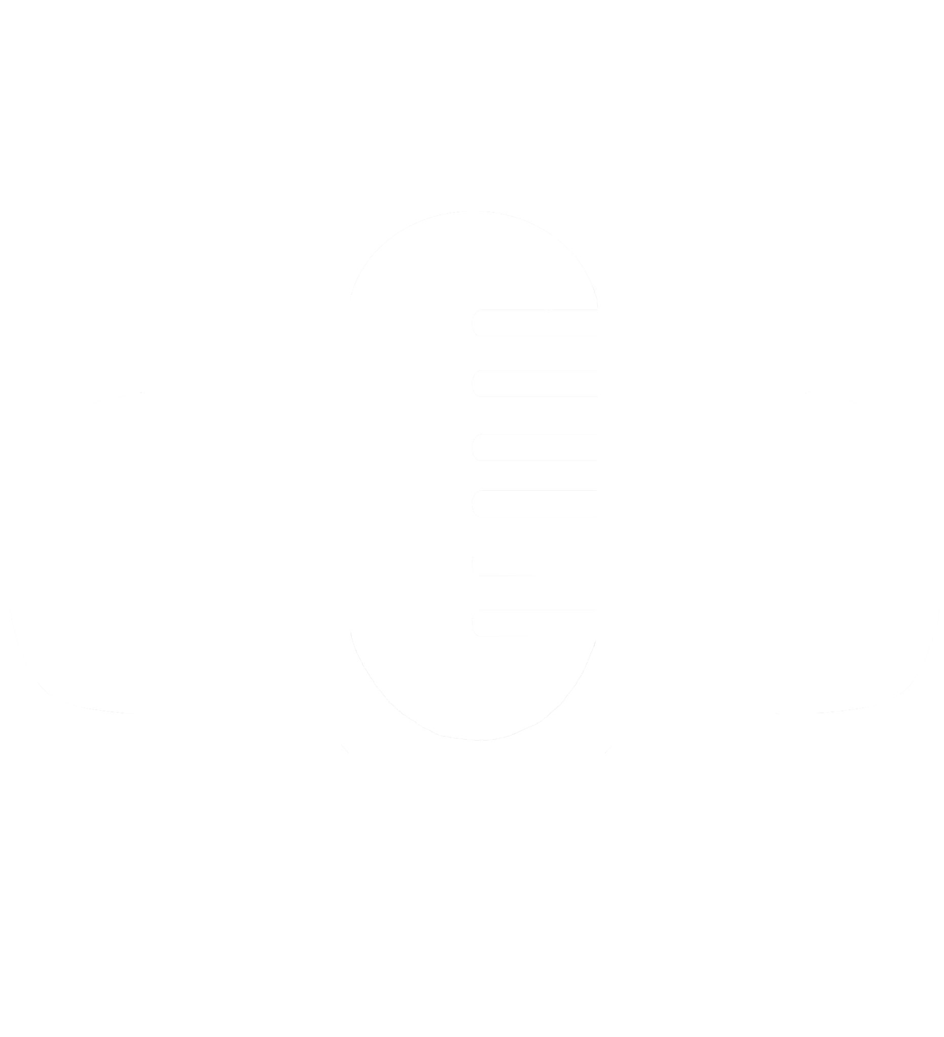 Podcast Icon White Png, Transparent Png PNG with transparent background