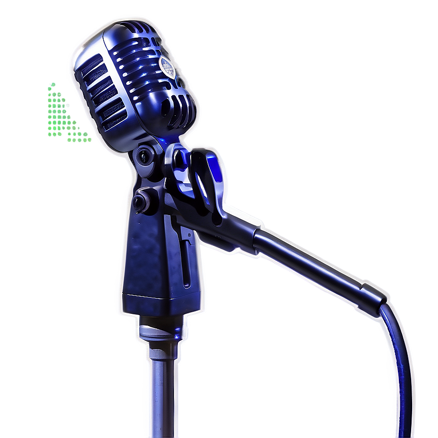 Podcast Microphone In Studio Setting Png 06202024