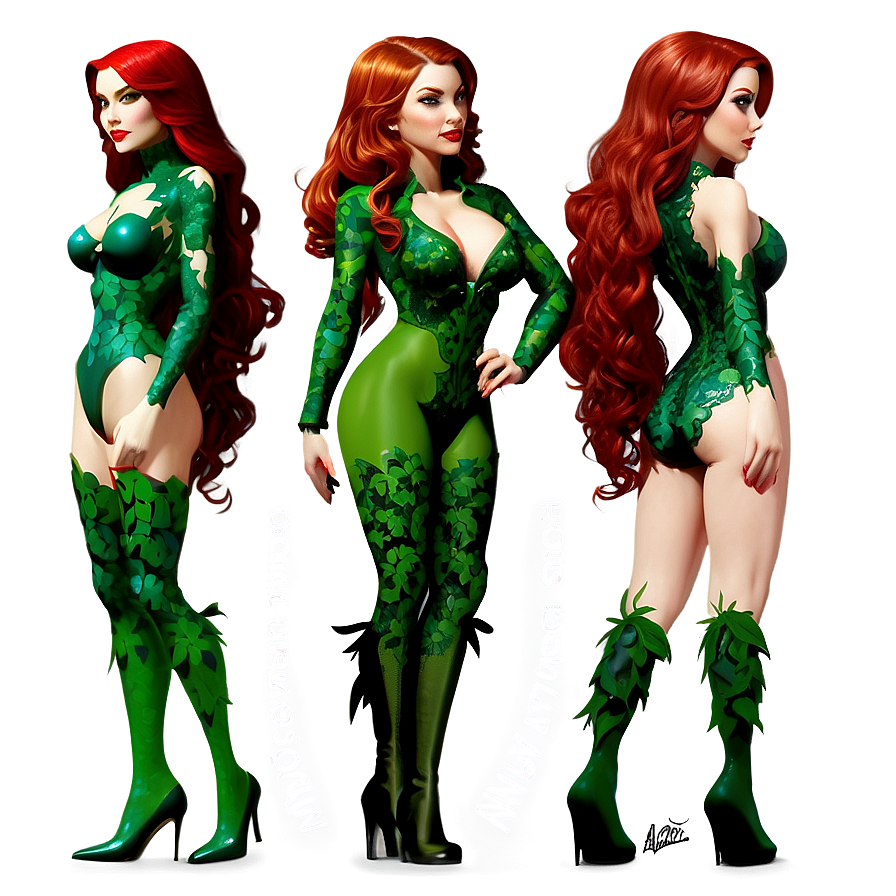 Poison Ivy Concept Art Png Pov