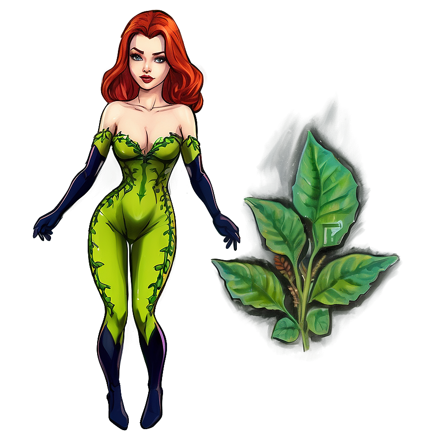 Poison Ivy Sketch Png 84