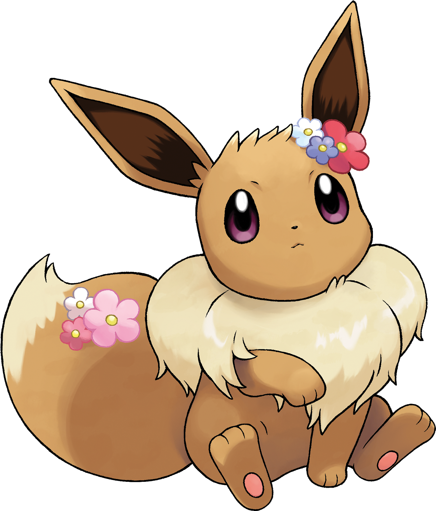 Pokemon Let's Go Eevee , Png Download - Eevee Pokemon, Transparent Png PNG with transparent background
