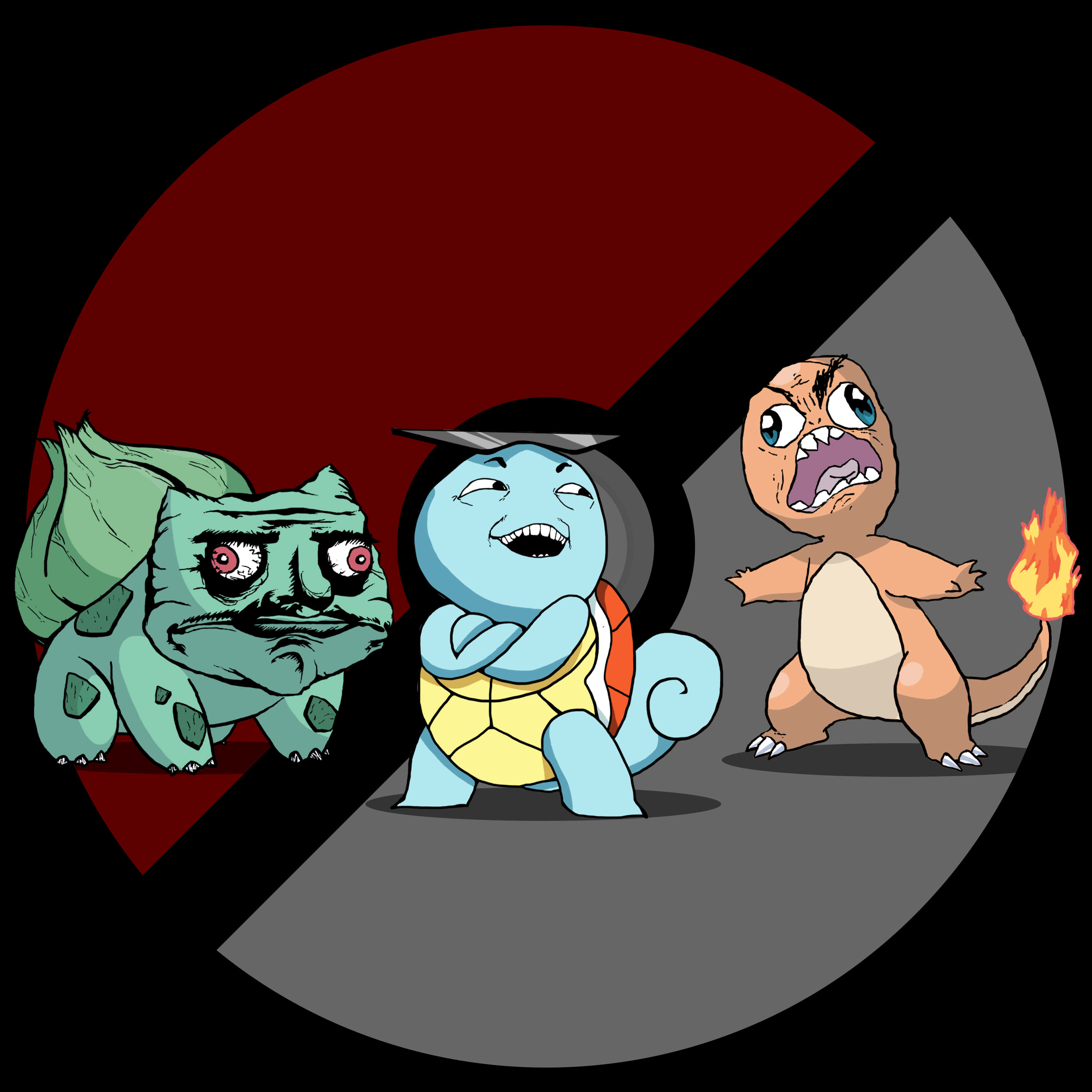 Pokemon Meme Face Trio