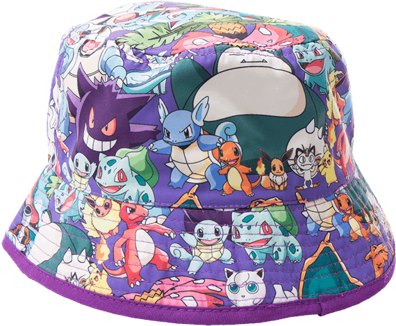 Pokemon Print Bucket Hat