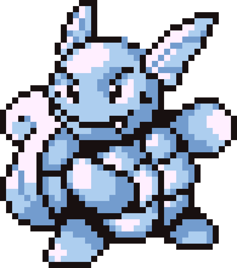 Pokemon Red Blastoise Sprite Png - Pokemon Red And Blue Wartortle, Transparent Png PNG with transparent background