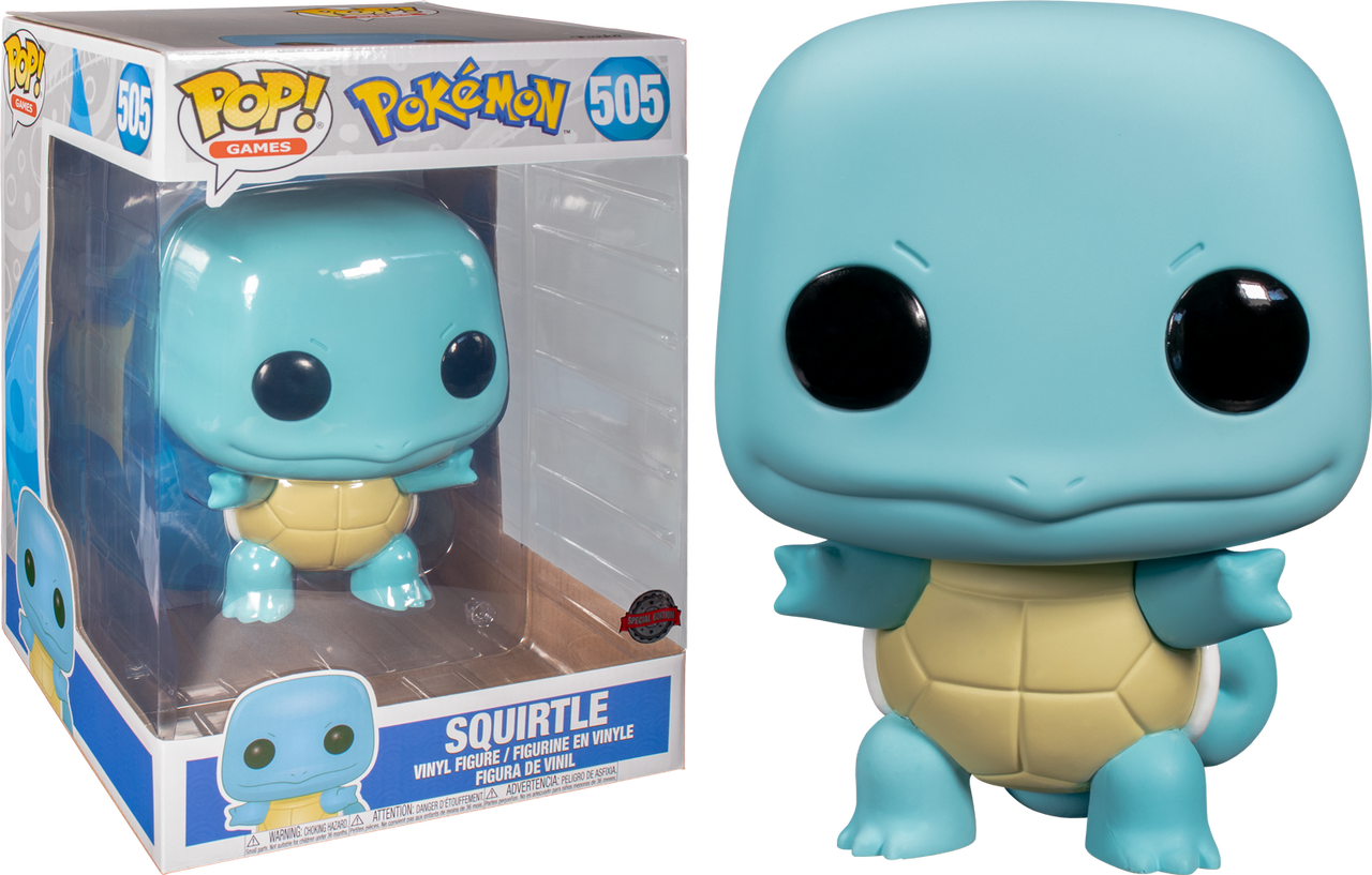 Pokemon - Squirtle - 10 Inch Squirtle Funko Pop, HD Png Download PNG with transparent background