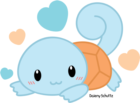 Pokemon Squirtle Chibi, HD Png Download PNG with transparent background