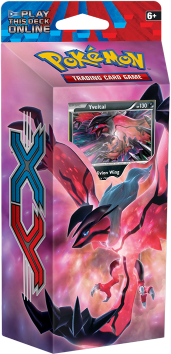 Pokemon T C G Yveltal Deck Box PNG with transparent background